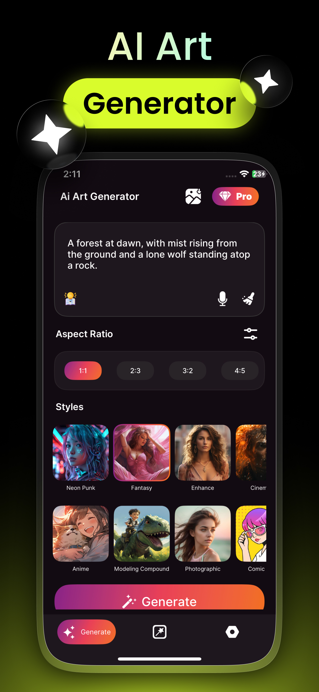 app screen